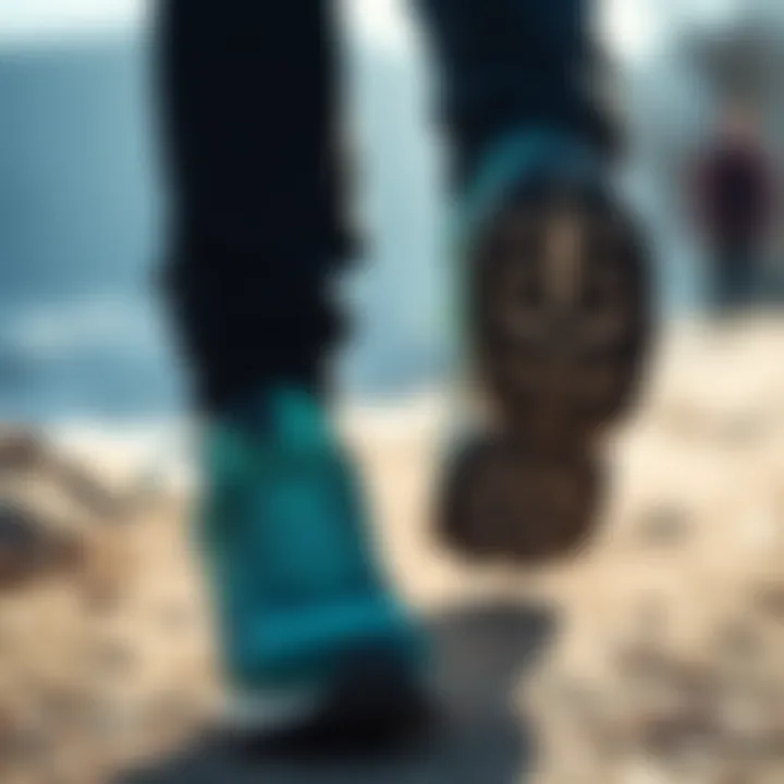 Versatility of Waterproof Winter Shoes Athlete showcasing the versatility of waterproof winter shoes during outdoor activity